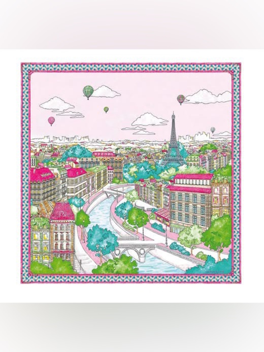 LOOKING TO BUY. LongChamp Ponts De Paris silk scarf